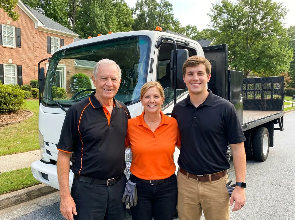 South Shore Dumpster Rental garbage collection service team in Marietta, GA